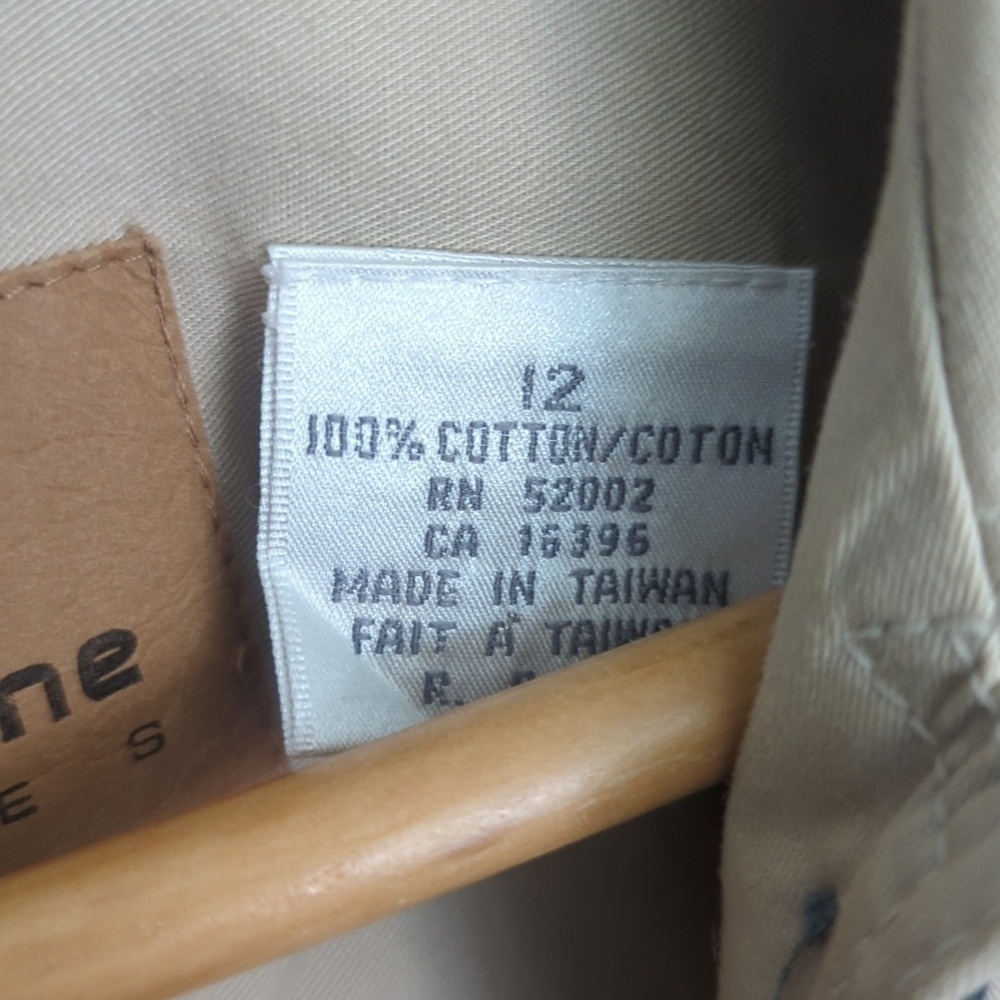 Vintage Liz Claiborne Tan Belted Jacket Dress - Size 12 Good Condition - Picture 4 of 10
